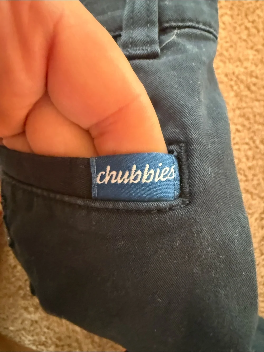 chubbies casual navy